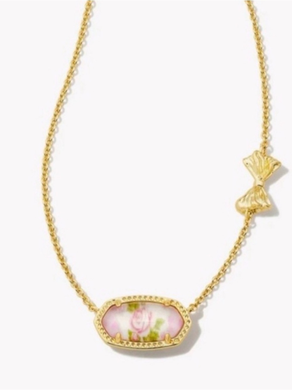 LoveShackFancy X Kendra Scott Og collab Elisa Necklace